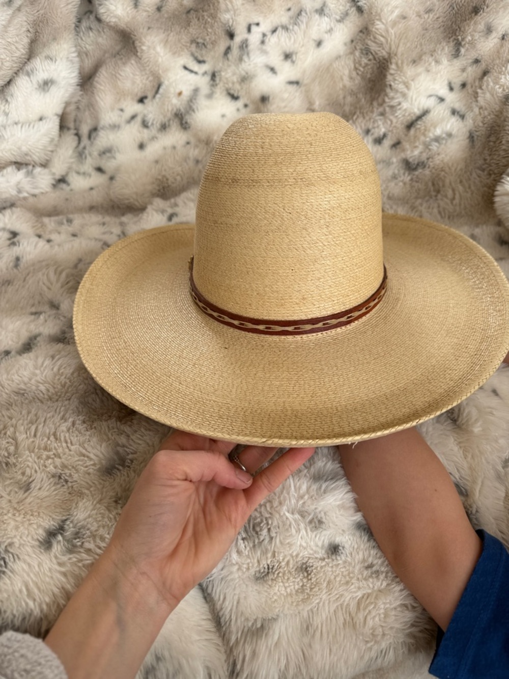 Palm western Gus hat - Picture 3 of 4
